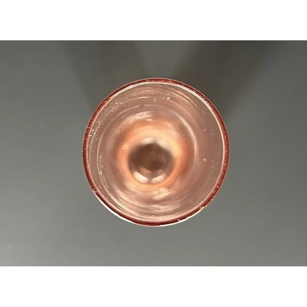 Rare Arte Murano ICET Bud Vase Pink Swirl Delicate Anniversary Christmas 7.5 in. - Picture 8 of 10